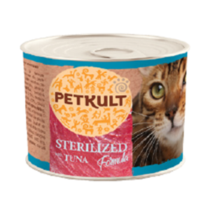 Petkult Sterilised cu ton 185g